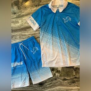 NWT Detroit Lions Matching Set Mens Medium